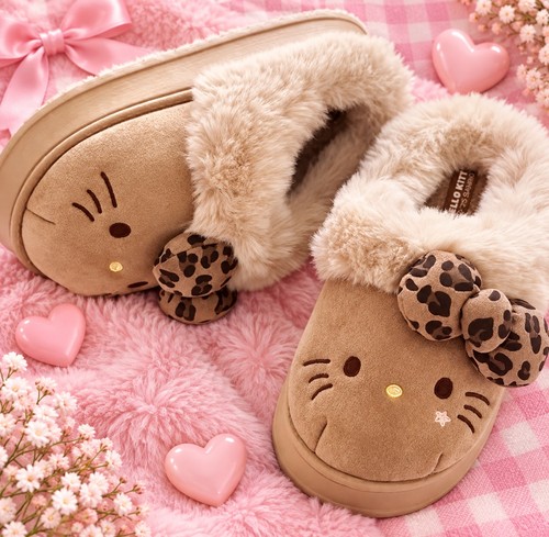 Hello kitty faux - hello, suede