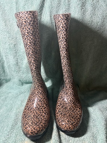 Ugg leopard print tall rain - tall,